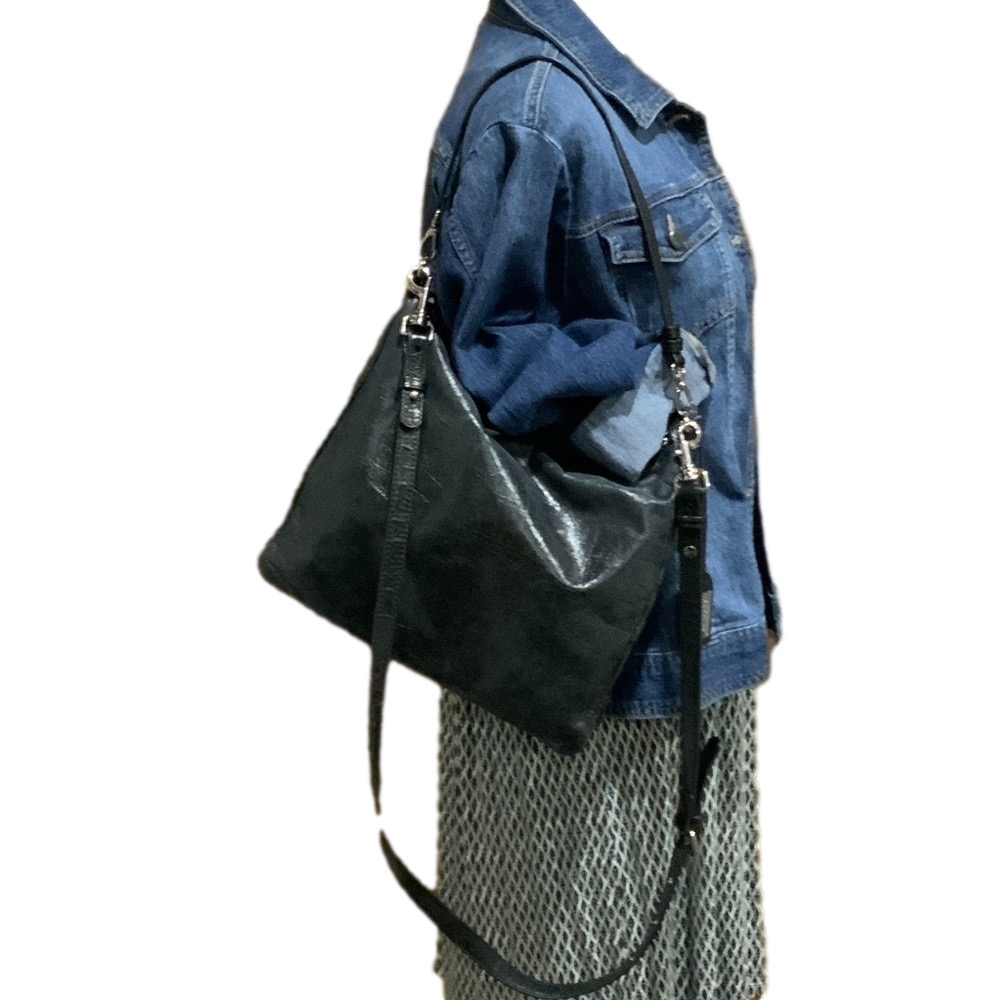 Badgley Mischka Convertible Leather Bag